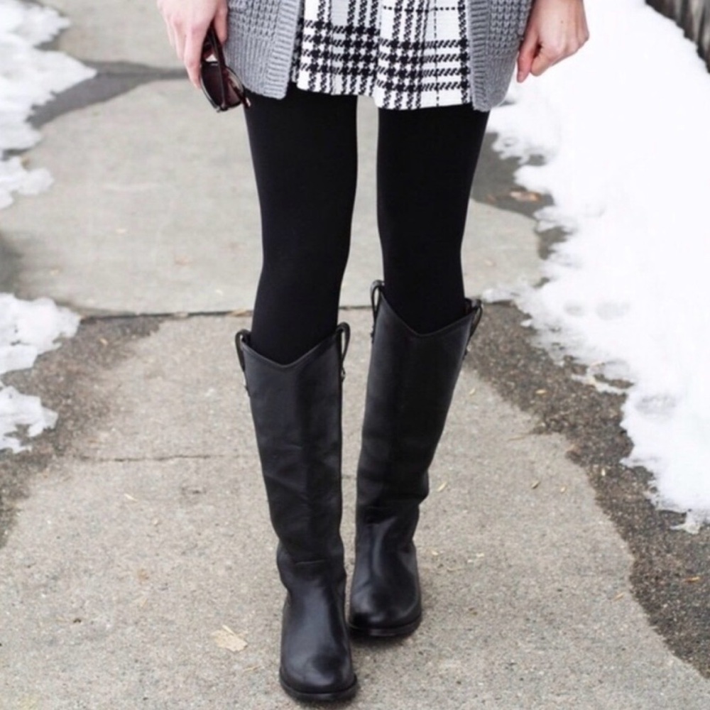 Frye Melissa Button Boot Women’s Black Leather Riding Boots - 7.5 B - Picture 3 of 16